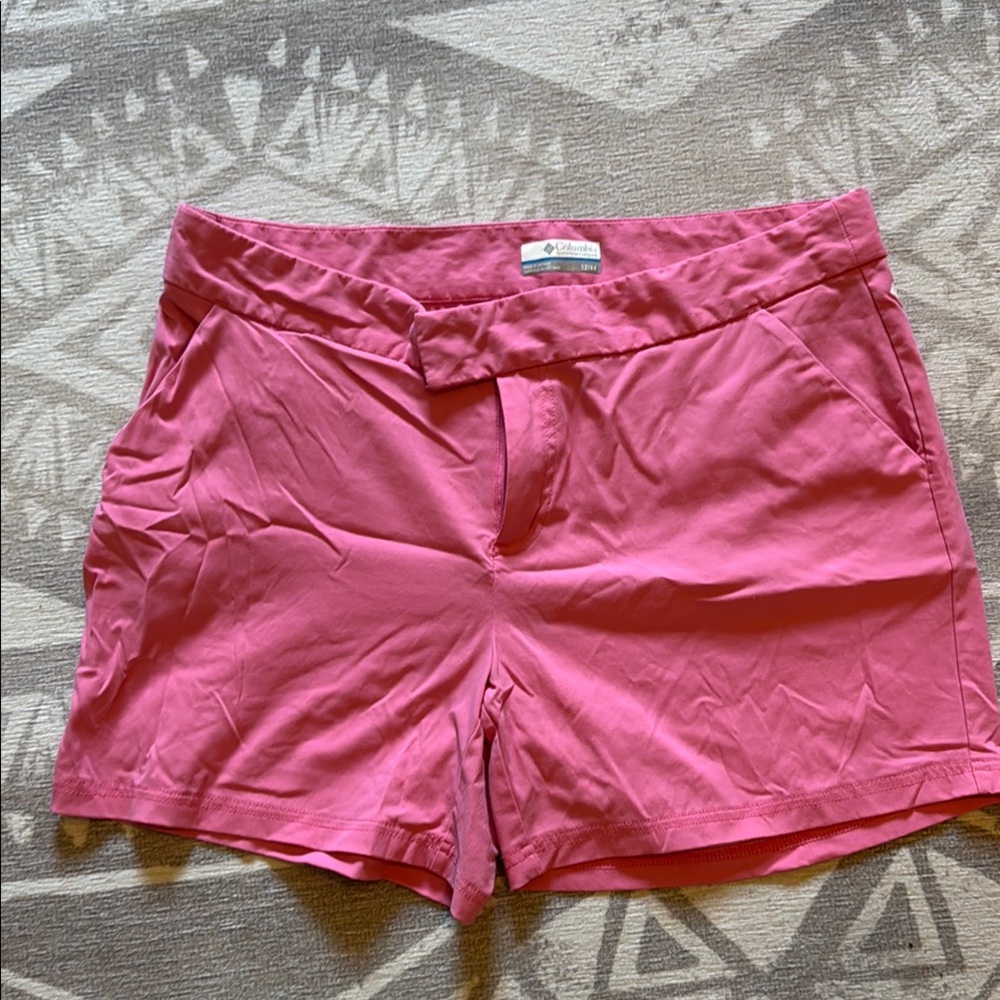 Columbia Pink PFG Shorts Lightweight Casual Wear